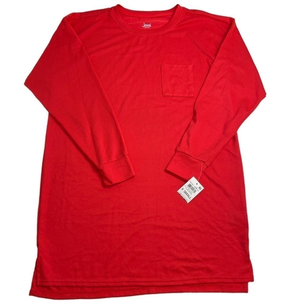 Jenni Super Soft Sleep Shirt Papaya Punch XS New - Picture 2 of 6